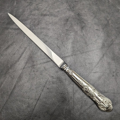 UK made sterling silver handle letter opener in case